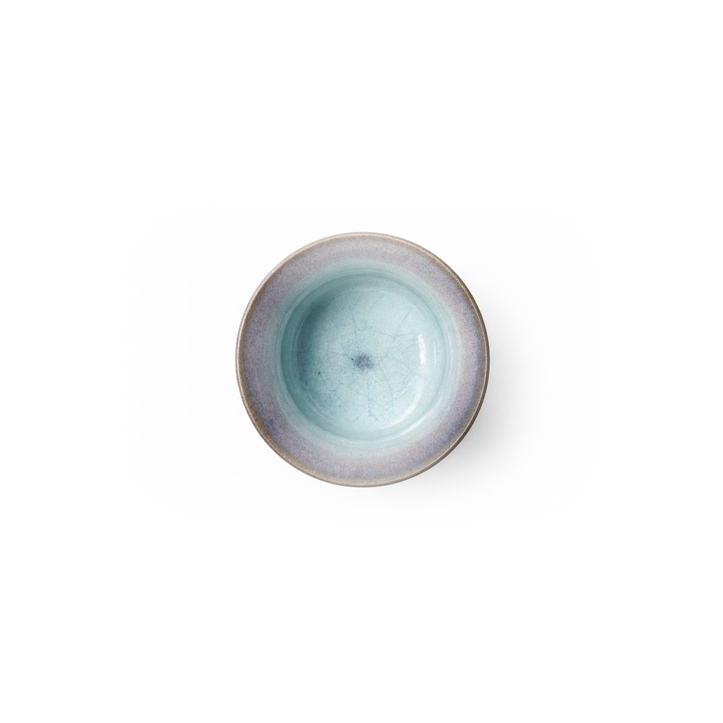 Moon-White & Blue-Purple Glaze Master Cup